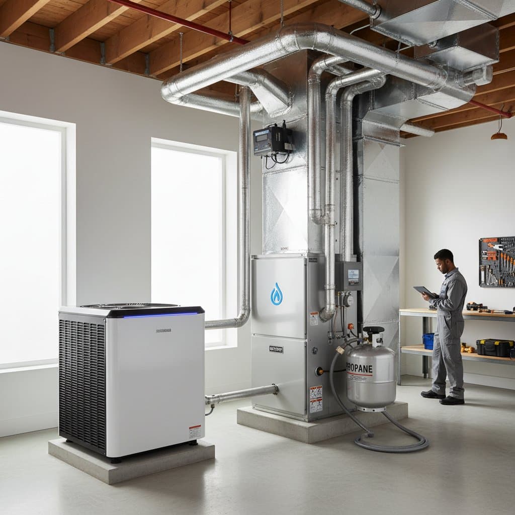 Featured image for Dual-Fuel HVAC: Gas and Electric Working Together