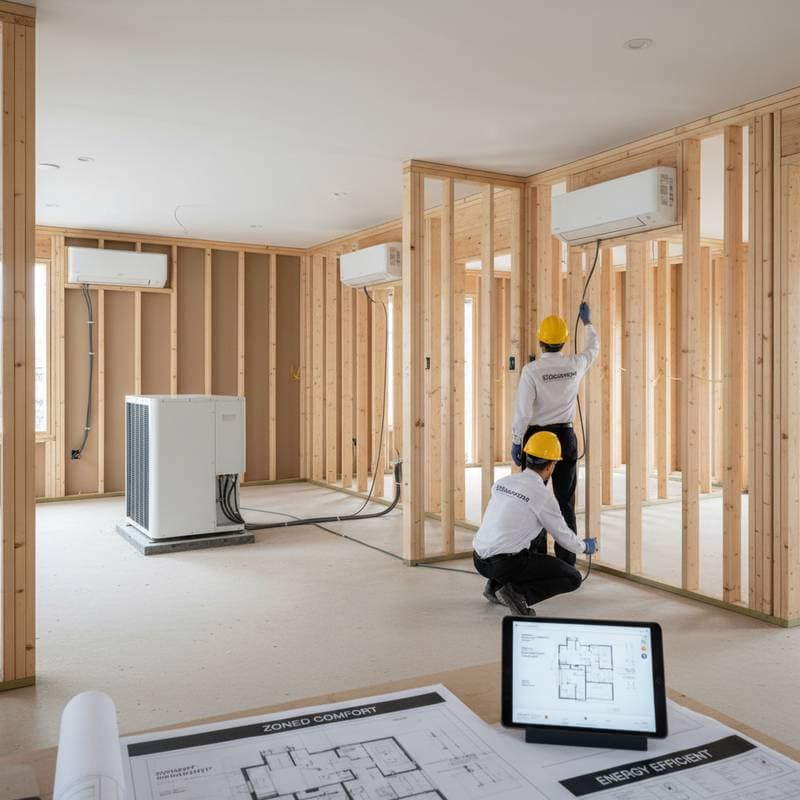 Featured image for Why Ductless HVAC Is Booming for New Construction