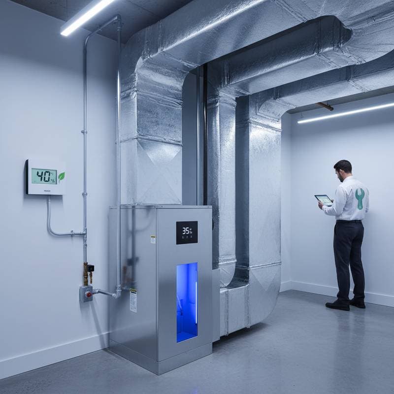 Featured image for HVAC Humidity Control Stops Mold at 30-50% Levels