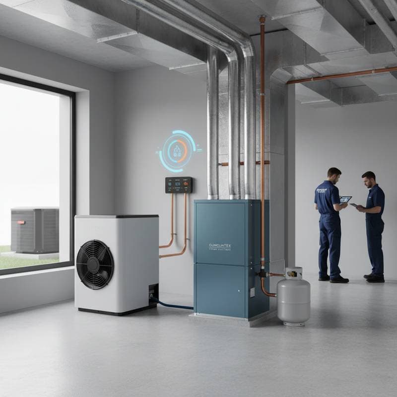 Featured image for Dual-Fuel HVAC Cuts Bills With Smart Heat Switching