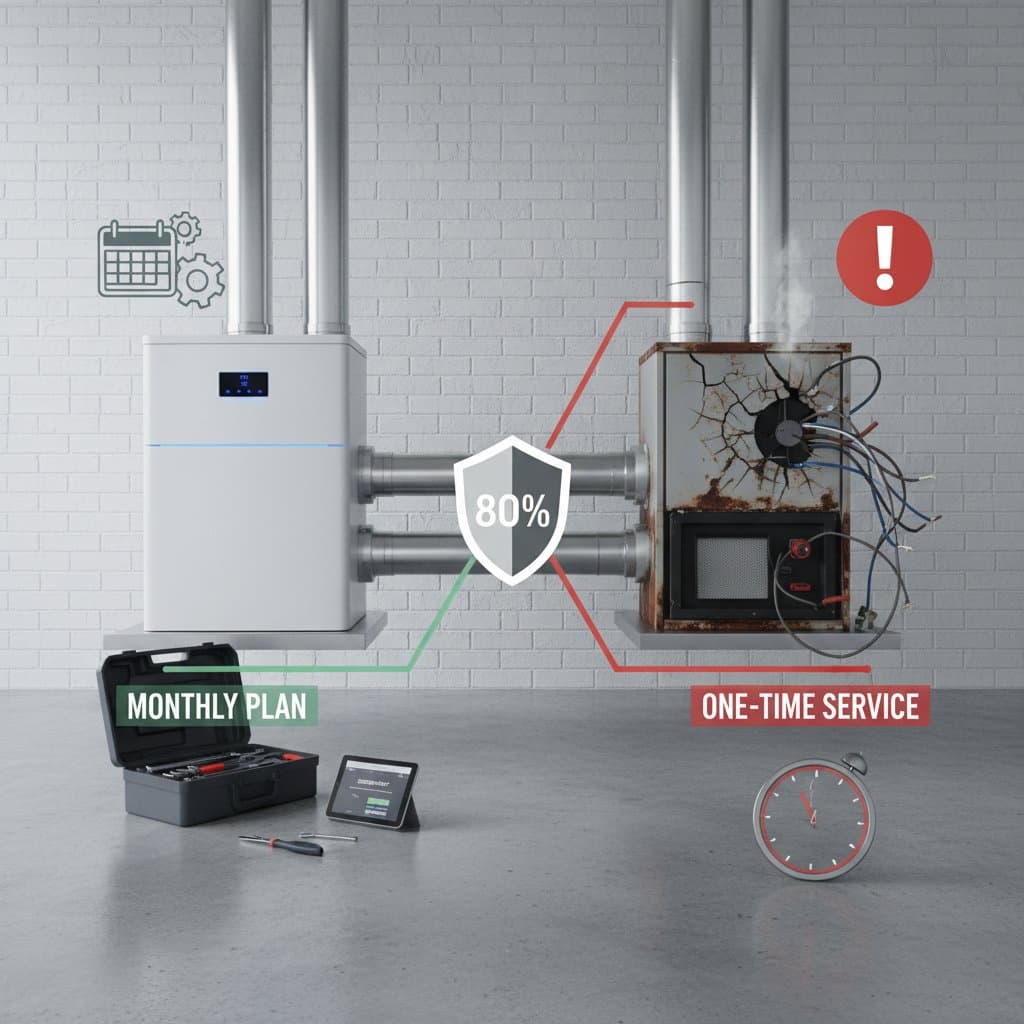 Featured image for Monthly HVAC Plans Prevent 80% of Emergency Calls