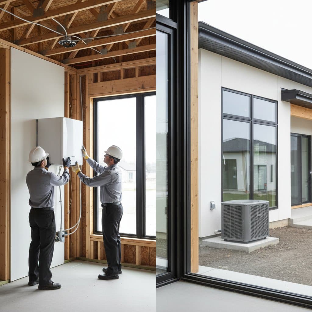 Featured image for Why Builders Skip Ducts for 30% Energy Savings