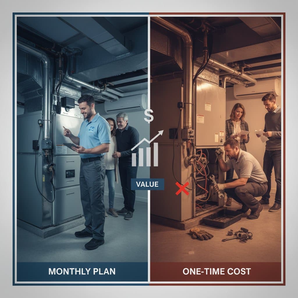 Featured image for Monthly HVAC Plans vs One-Time Costs: The Smart Choice