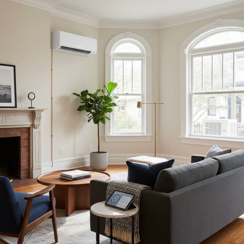 Featured image for Why Ductless HVAC Solves Old Home Heating Problems
